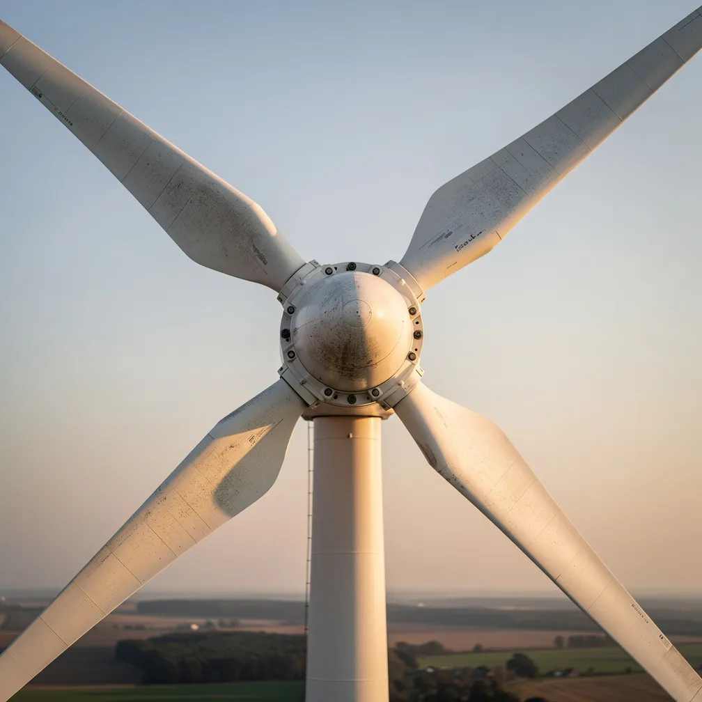 Wind turbine front blades